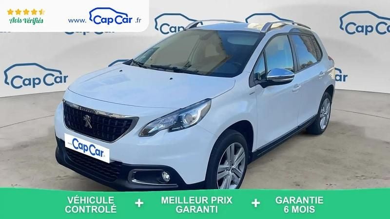 Blanc Utilisé 2019 Peugeot 2008 Style SUV | 7 990 € (Bon prix) - Image 1/4