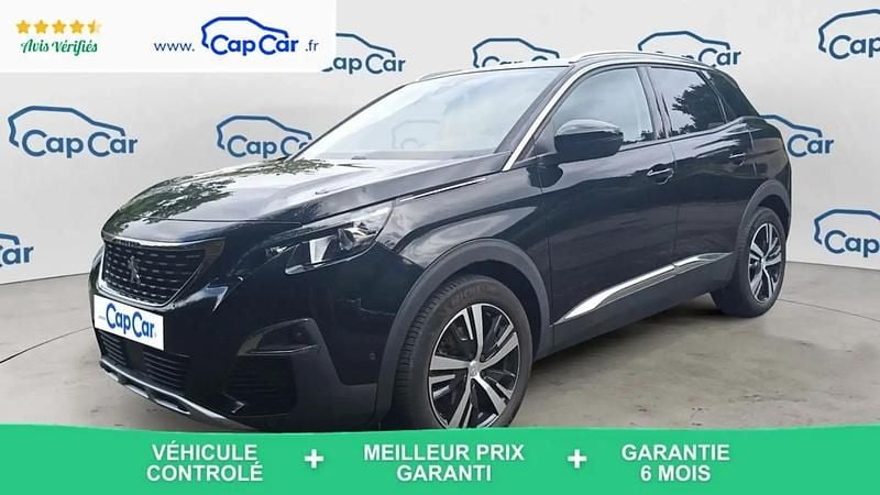 Noir Utilisé 2019 Peugeot 3008 Allure SUV | 14 900 € (Super prix) - Image 1/4