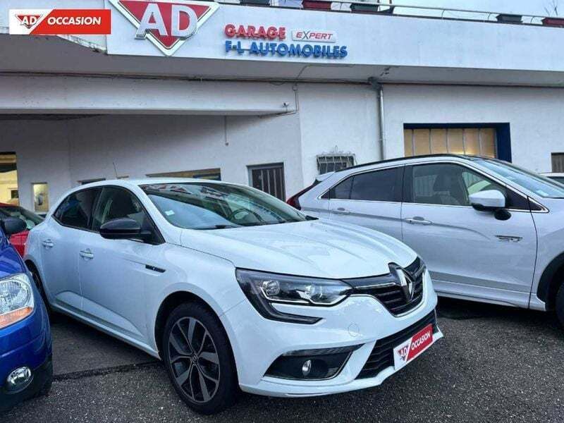 Blanc Utilisé 2018 Renault Mégane IV LIMITED Berline | 14 490 € (Prix juste) - Image 1/4