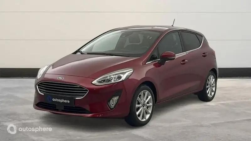 Rouge Utilisé 2020 Ford Fiesta Titanium X Citadine | 13 299 € (Prix juste) - Image 1/4