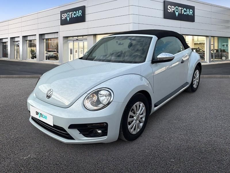 Blanc pur / capote noire Utilisé 2018 VW Beetle Design Cabriolet | 19 899 € (Prix juste) - Image 1/4