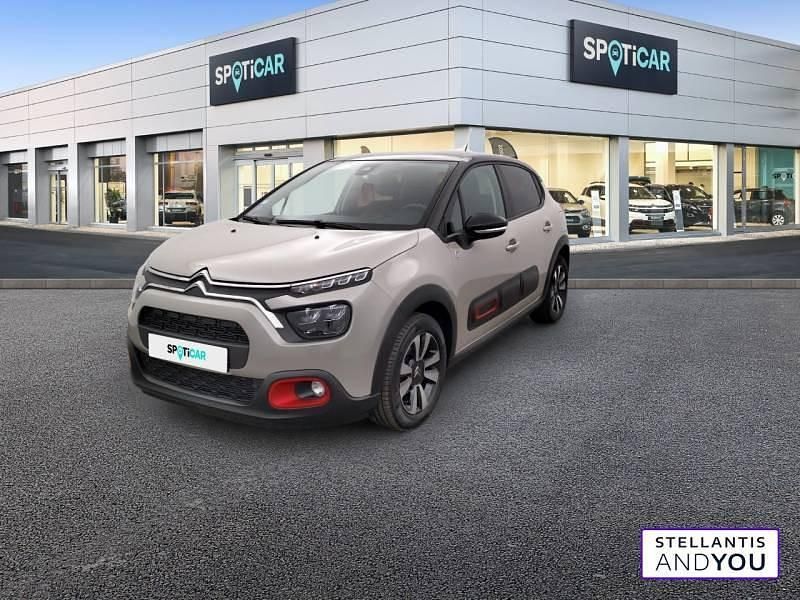 Beige Occasion 2021 Citroën C3 PureTech Citadine | 11 189 € (Prix juste) - Image 1/4