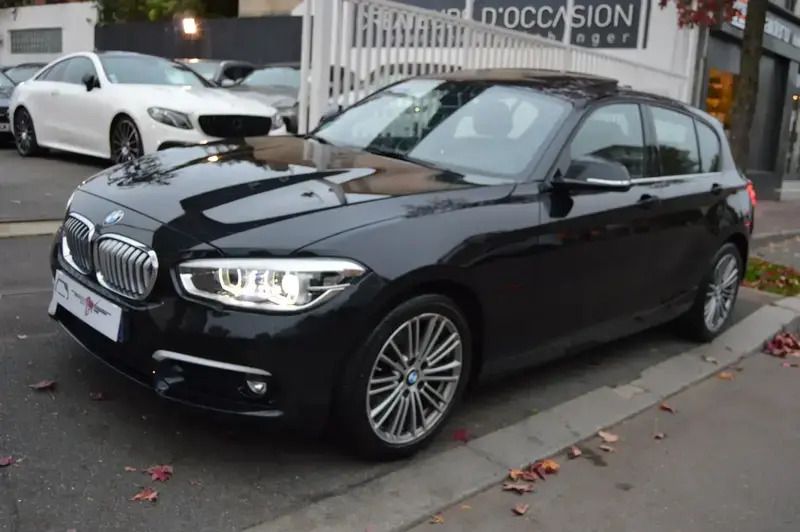 Noir Utilisé 2018 BMW 118 Citadine | 21 990 € (Prix juste) - Image 1/4