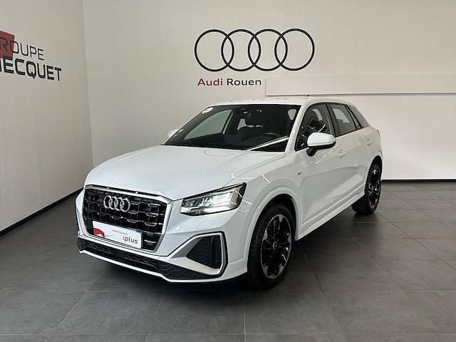Blanc glacier métallisé Utilisé 2021 Audi Q2 S-Line SUV | 26 590 € (Prix juste) - Image 1/4