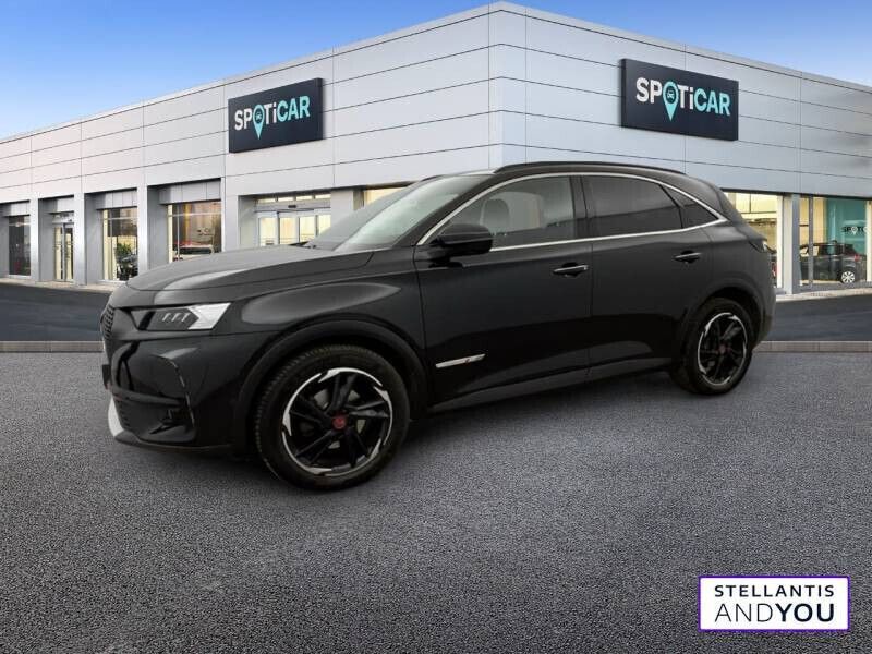 Noir Utilisé 2021 DS Automobiles DS7 Crossback Performance Line Plus SUV | 22 990 € (Prix juste) - Image 1/4