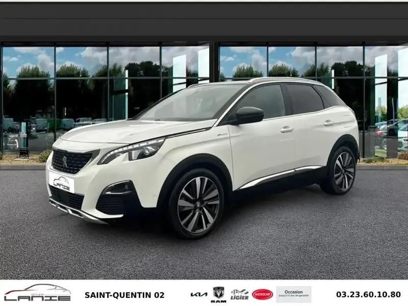 Blanc Utilisé 2020 Peugeot 3008 GT SUV | 22 890 € (Prix juste) - Image 1/4