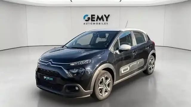 Noir Utilisé 2021 Citroën C3 PureTech Berline | 10 950 € - Image 1/4