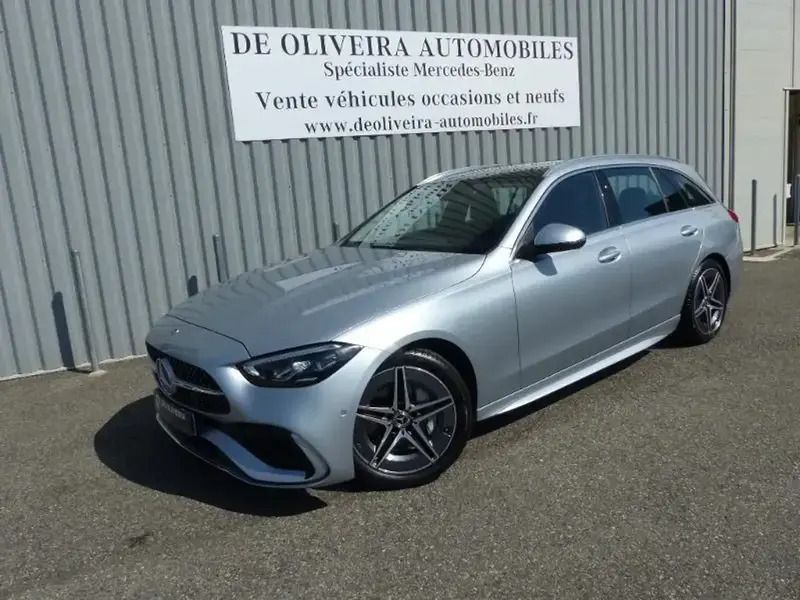 Argent Utilisé 2021 Mercedes C220 AMG line Break | 40 990 € (Prix cher) - Image 1/4