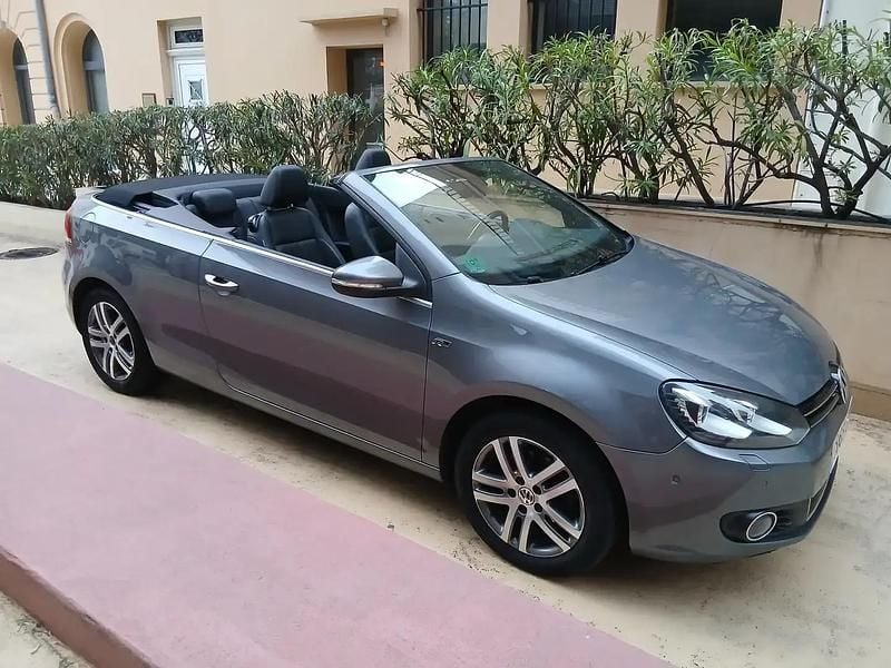 Gris Occasion 2012 VW Golf Cabriolet R-line Cabriolet | 9 950 € - Image 1/4