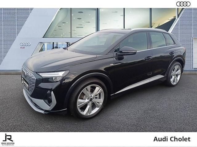 Noir mythique métallisé Occasion 2025 Audi Q4 e-tron S-Line SUV | 49 899 € (Prix juste) - Image 1/4