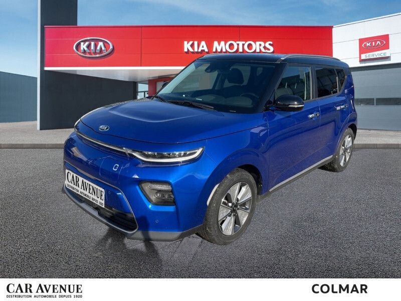 Bleu neptune métal+toit noir abyssinie Utilisé 2020 Kia Soul EV 2 SUV | 16 990 € (Prix juste) - Image 1/1
