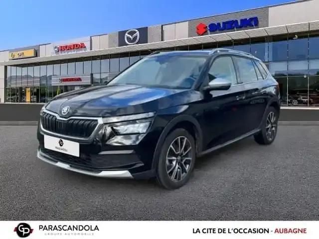 Noir magic nacré Occasion 2022 Skoda Kamiq ScoutLine SUV | 18 990 € (Prix juste) - Image 1/4
