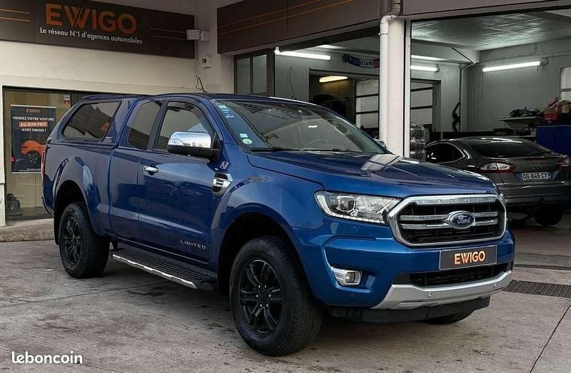 Occasion Ford Ranger Limited 213 ch (156 kW) 2021 Bleu Pick-up