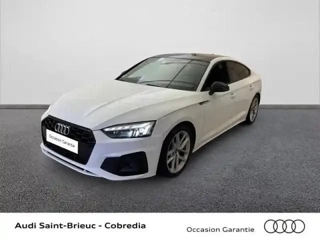 Blanc Occasion 2021 Audi A5 Sportback S-Line Citadine | 37 890 € (Prix juste) - Image 1/4