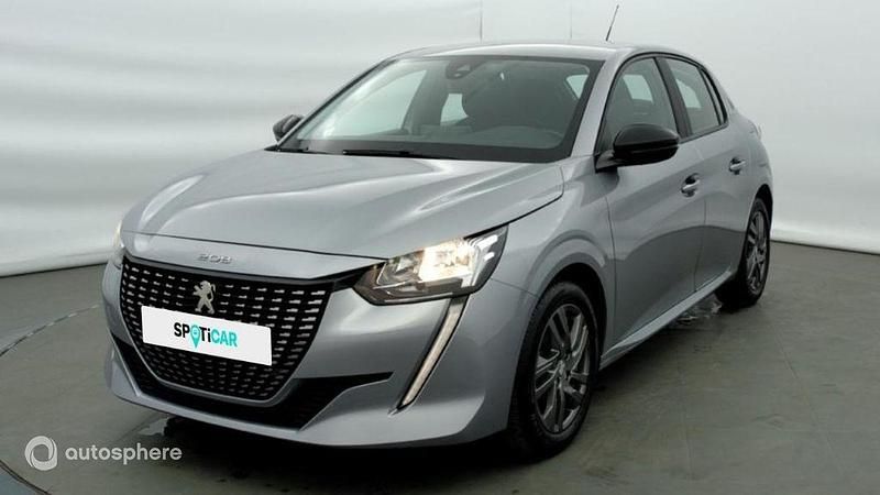 Gris Utilisé 2022 Peugeot 208 Active Citadine | 12 680 € (Prix juste) - Image 1/4