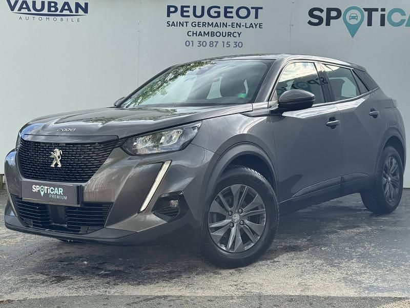 Gris Utilisé 2021 Peugeot 2008 Business-Line SUV | 15 390 € (Prix juste) - Image 1/4