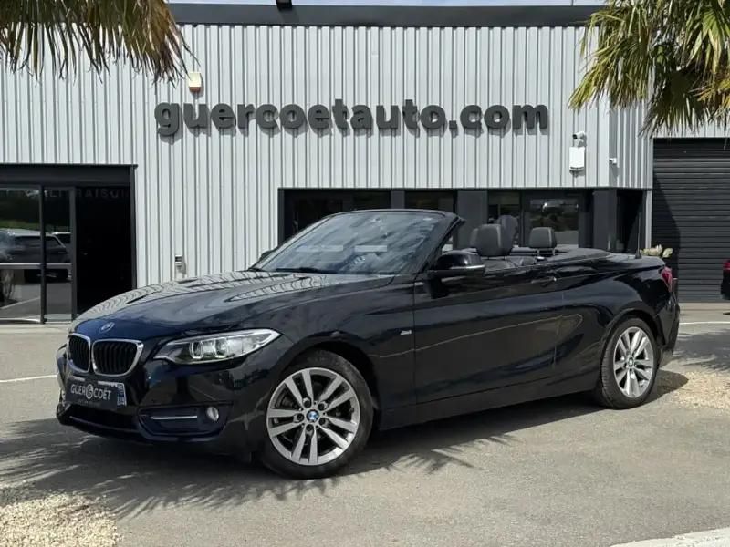 Noir Utilisé 2016 BMW 218 Sport Line Cabriolet | 18 990 € (Prix juste) - Image 1/4