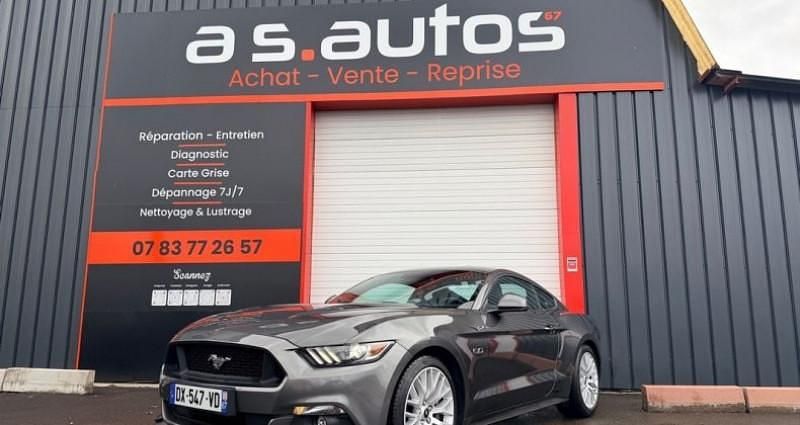 Gris Occasion 2015 Ford Mustang GT Coupé | 39 990 € (Prix juste) - Image 1/4