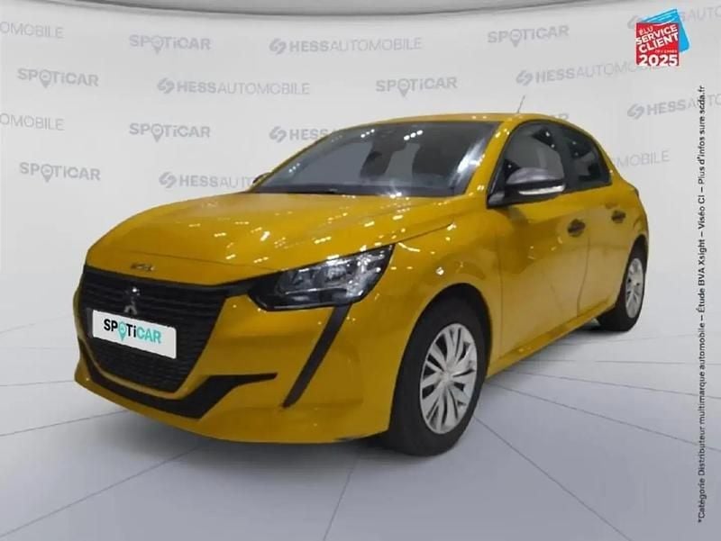 Jaune Occasion 2022 Peugeot 208 S Citadine | 10 799 € (Bon prix) - Image 1/4