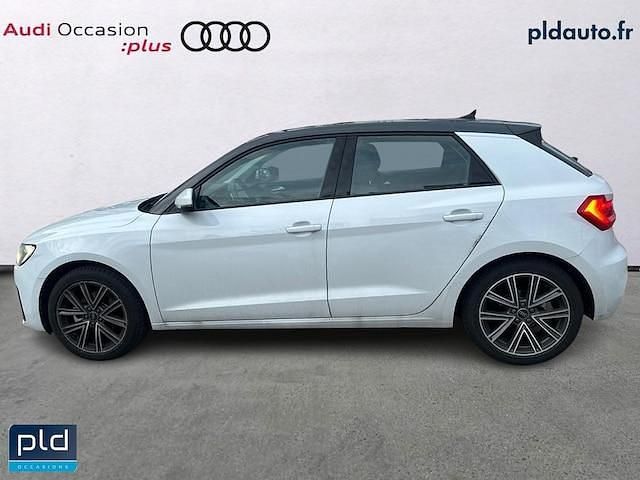 Occasion Audi A1 Sportback Design 116 ch (85 kW) 2025 Blanc glacier métallisé gris manhattan métallisé Citadine