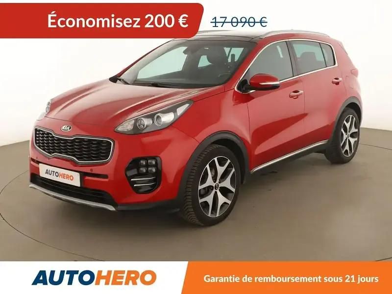 Rouge Utilisé 2017 Kia Sportage GT-Line SUV | 16 890 € (Prix juste) - Image 1/2