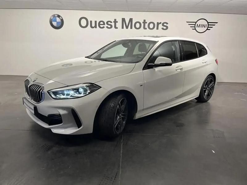 Blanc Utilisé 2021 BMW 116 M Sport Citadine | 24 990 € (Prix juste) - Image 1/4