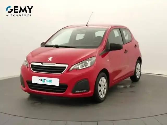 P. opaque rouge scarlett Occasion 2021 Peugeot 108 S Berline | 8 990 € (Prix juste) - Image 1/4