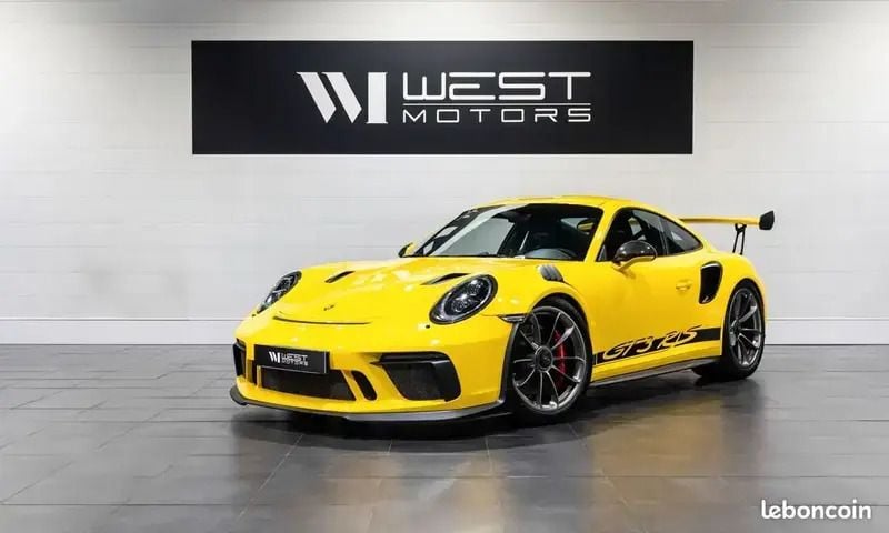 Jaune Utilisé 2019 Porsche 911 GT3 RS Coupé | 214 900 € (Prix juste) - Image 1/4