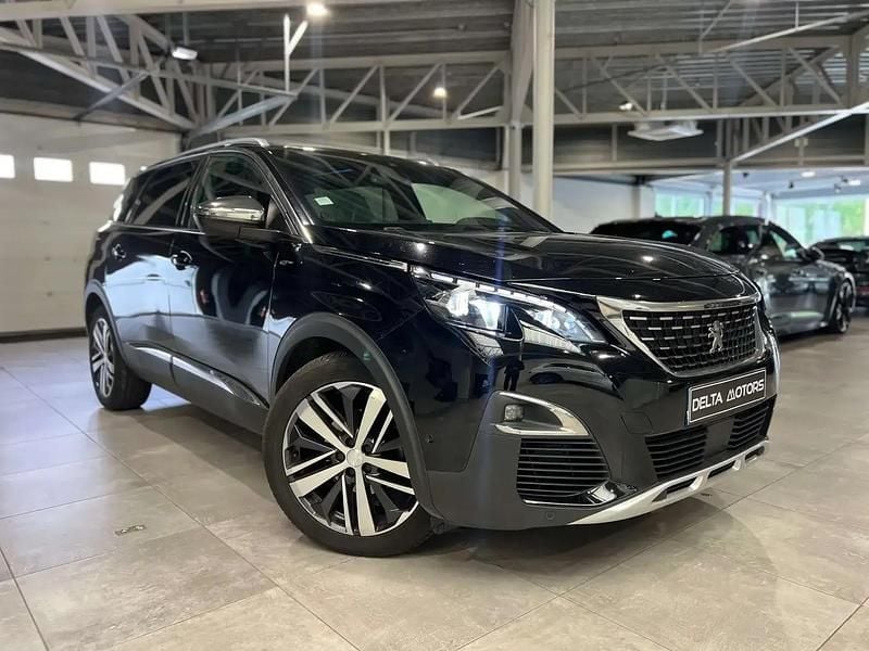 Noir Occasion 2019 Peugeot 5008 GT-line Monospace | 23 500 € (Super prix) - Image 1/4