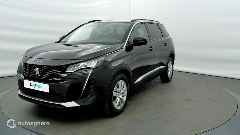 Noir Utilisé 2022 Peugeot 5008 Style Monospace | 26 490 € (Prix juste) - Image 1/4