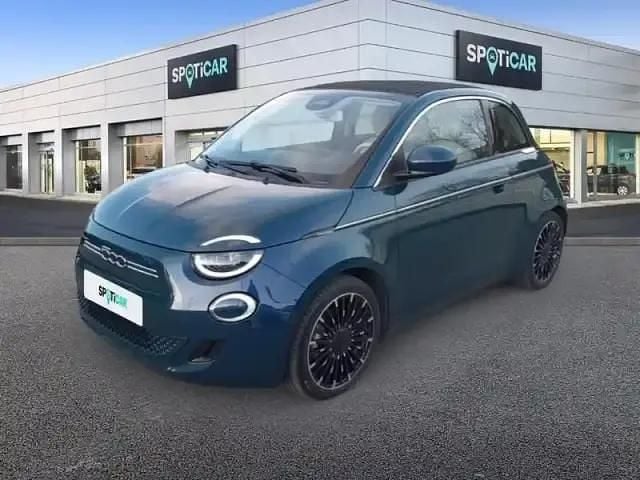 Vert Occasion 2022 Fiat 500e La Prima Cabriolet | 17 400 € (Prix juste) - Image 1/4