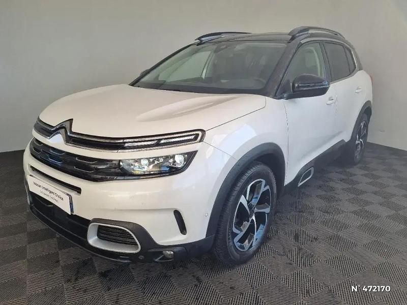 Blanc Utilisé 2019 Citroën C5 Aircross PureTech SUV | 18 450 € (Bon prix) - Image 1/4