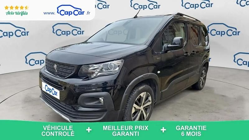 Noir Occasion 2018 Peugeot Rifter GT-line Monospace | 12 490 € (Prix juste) - Image 1/4