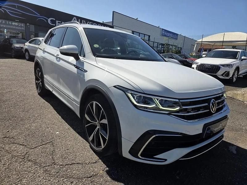 Blanc Utilisé 2021 VW Tiguan R-line SUV | 34 490 € (Super prix) - Image 1/4