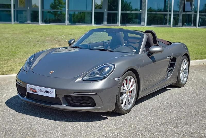 Gris Utilisé 2016 Porsche 718 Boxster Cabriolet | 57 900 € - Image 1/4