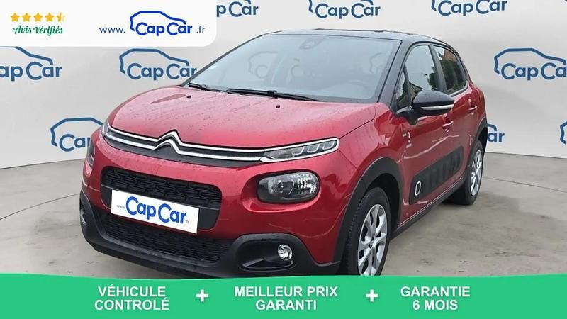 Rouge Utilisé 2020 Citroën C3 PureTech Citadine | 8 300 € (Super prix) - Image 1/4