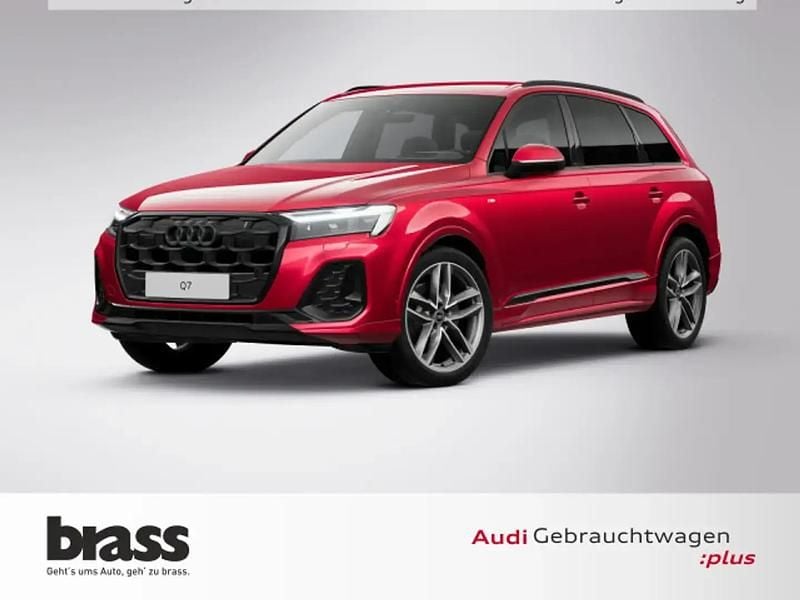 Rouge Occasion 2025 Audi Q7 S-Line SUV | 65 400 € - Image 1/4