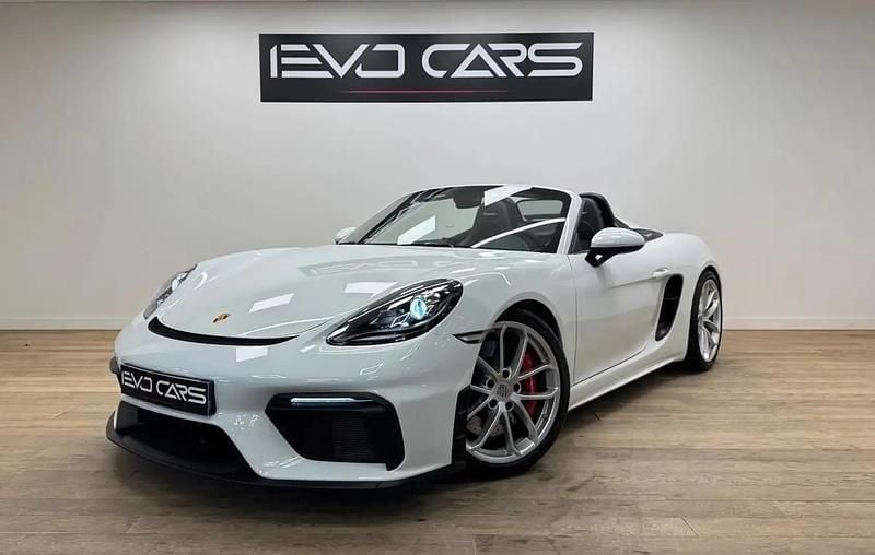 Blanc Occasion 2020 Porsche 718 Spyder Chrono Cabriolet | 104 990 € - Image 1/4