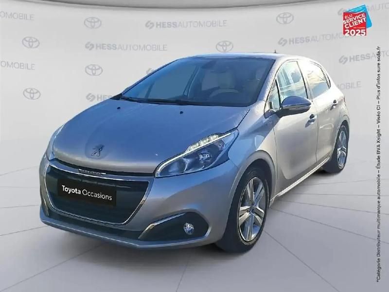 Gris Occasion 2018 Peugeot 208 Style Citadine | 9 999 € (Prix assez cher) - Image 1/4