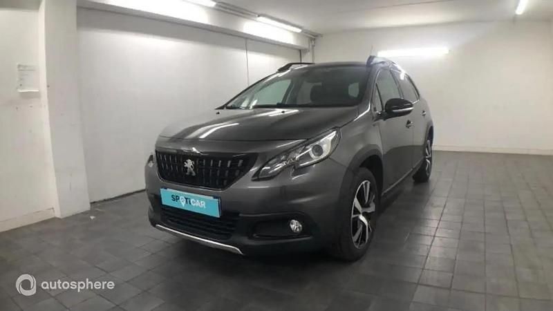 Gris Utilisé 2019 Peugeot 2008 GT-line SUV | 11 499 € (Prix juste) - Image 1/4
