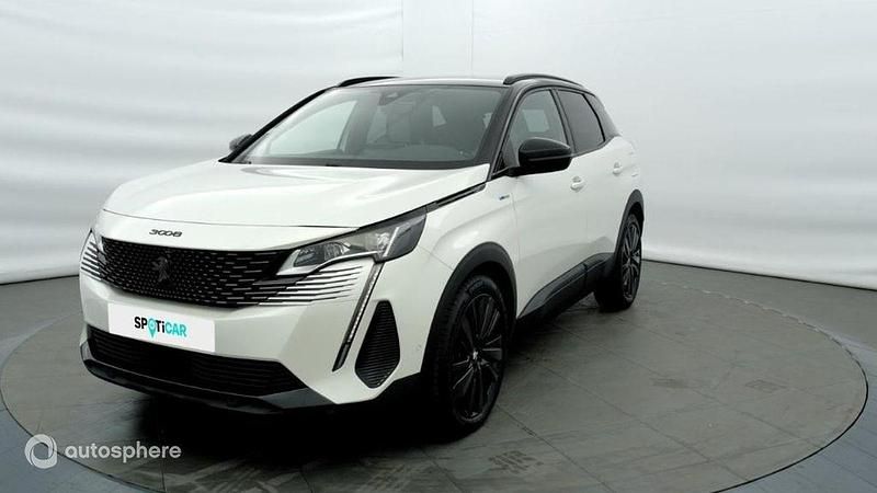 Blanc Utilisé 2021 Peugeot 3008 GT SUV | 22 796 € (Prix assez cher) - Image 1/4