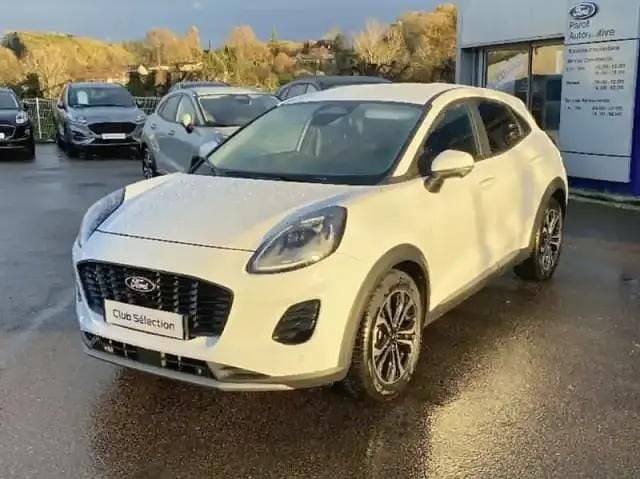 Blanc Occasion 2025 Ford Puma Titanium S | 21 900 € (Prix juste) - Image 1/4
