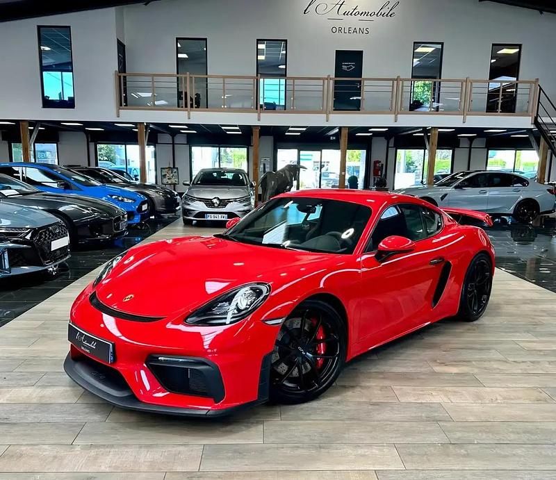 Rouge Utilisé 2020 Porsche Cayman GT4 Coupé | 135 490 € (Prix cher) - Image 1/4