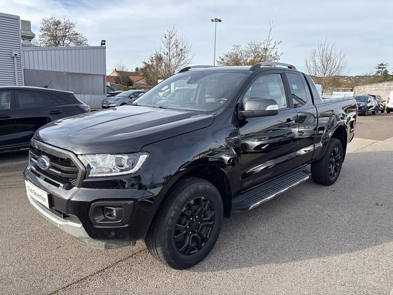 Noir shadow Utilisé 2022 Ford Ranger Wildtrack Pick-up | 38 499 € (Bon prix) - Image 1/4
