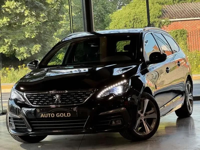 Noir Utilisé 2019 Peugeot 308 GT-line Break | 9 950 € (Super prix) - Image 1/4