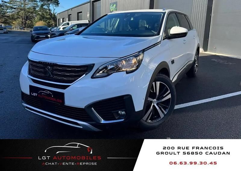 Blanc Occasion 2019 Peugeot 5008 Allure Monospace | 15 990 € (Bon prix) - Image 1/4