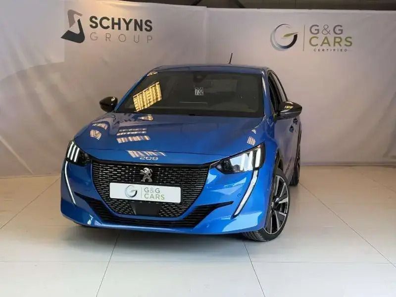 Bleu Utilisé 2020 Peugeot 208 GT-line Citadine | 15 990 € (Prix juste) - Image 1/4