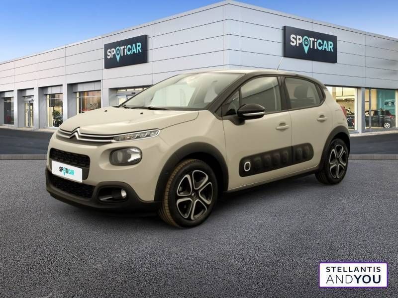 Beige Utilisé 2018 Citroën C3 Aircross PureTech SUV | 12 990 € (Prix juste) - Image 1/3