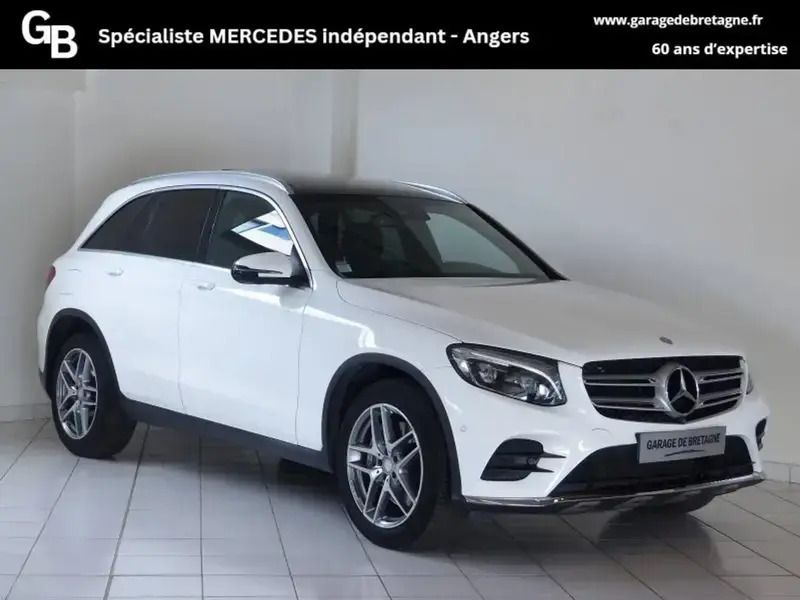 Blanc Utilisé 2016 Mercedes GLC250 Sportline SUV | 30 800 € (Prix juste) - Image 1/4
