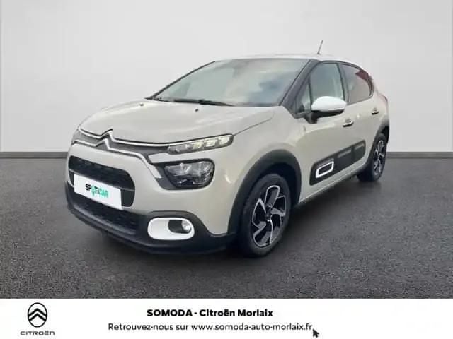 Sable (n) blanc opale Occasion 2021 Citroën C3 PureTech Berline | 11 190 € (Prix juste) - Image 1/4